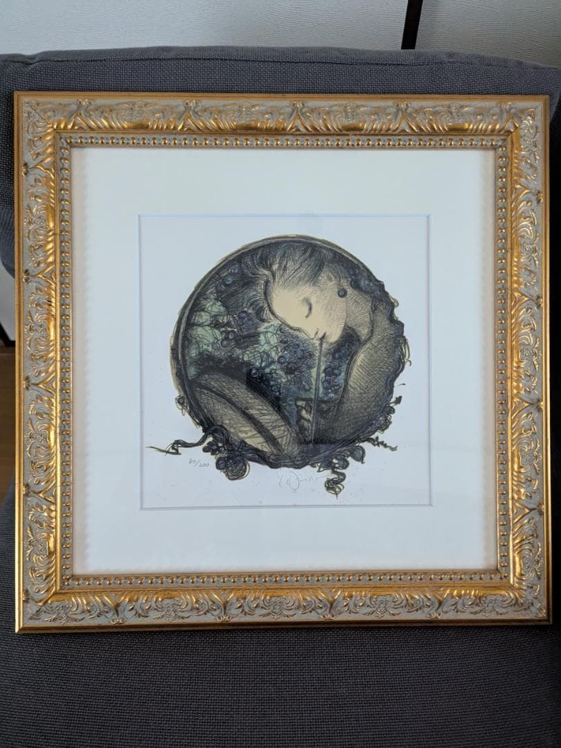 天野喜孝 【葡萄】 リトグラフ　限定200枚　直筆サイン