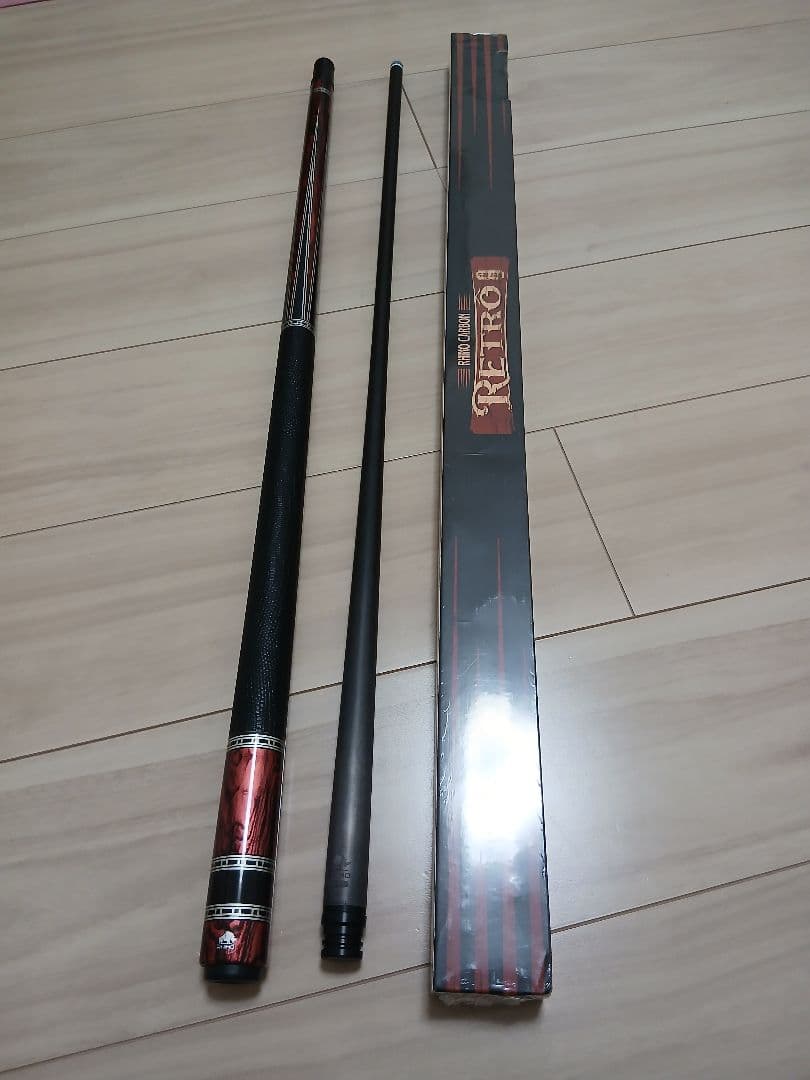 ビリヤード　RHINO　ライノレトロ ココボロ調 カーボンシャフト装備