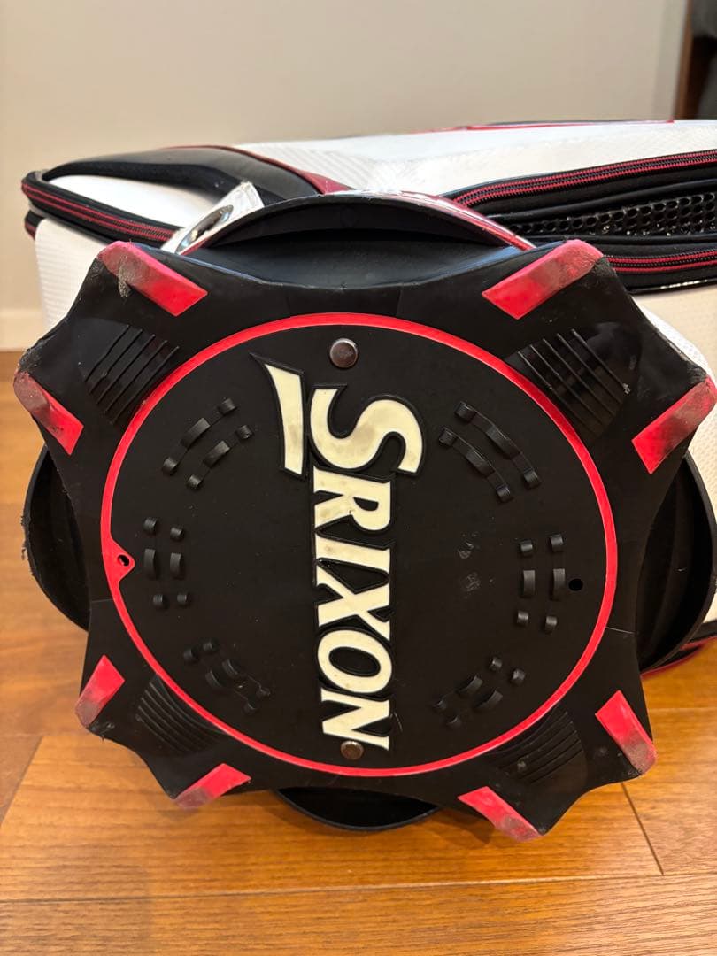 Srixon キャディバッグ ホワイト/レッド　松山英樹モデル