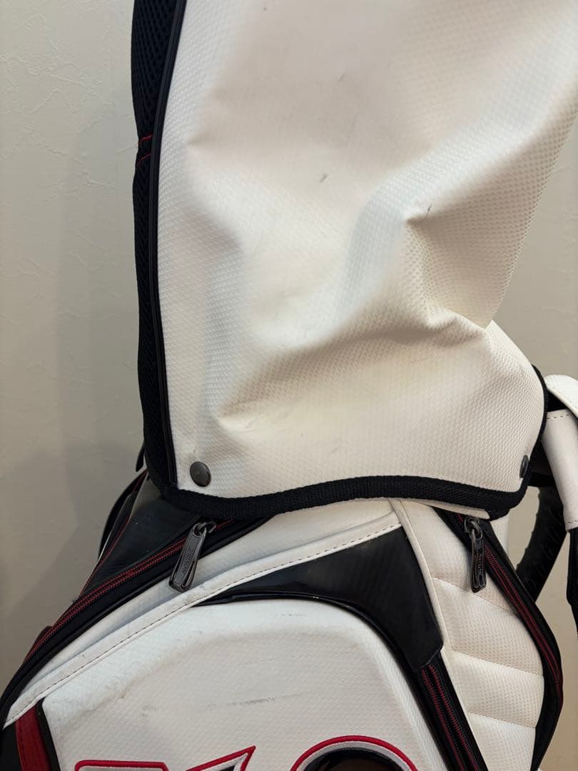 Srixon キャディバッグ ホワイト/レッド　松山英樹モデル