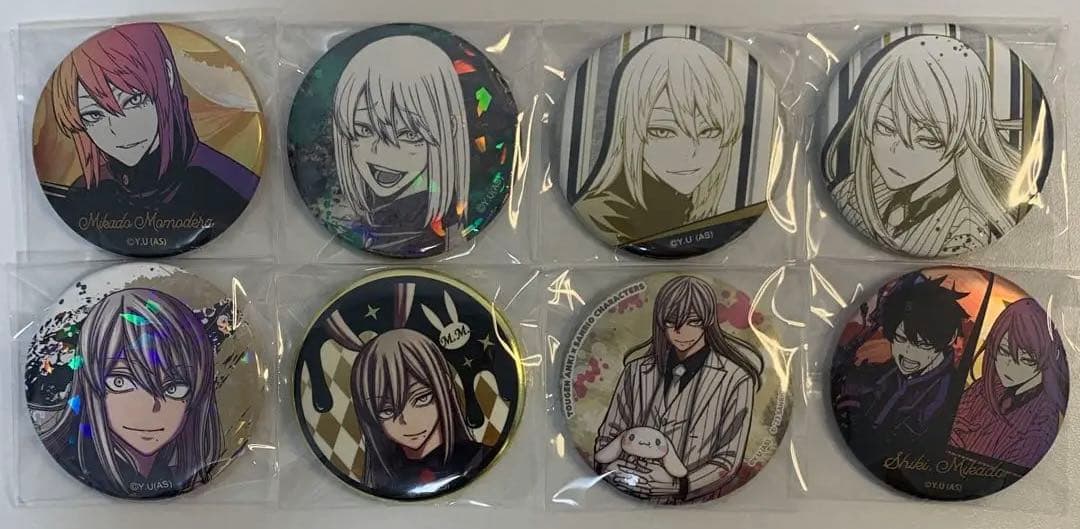 桃源暗鬼 桃寺神門 缶バッジ 8点まとめ売り