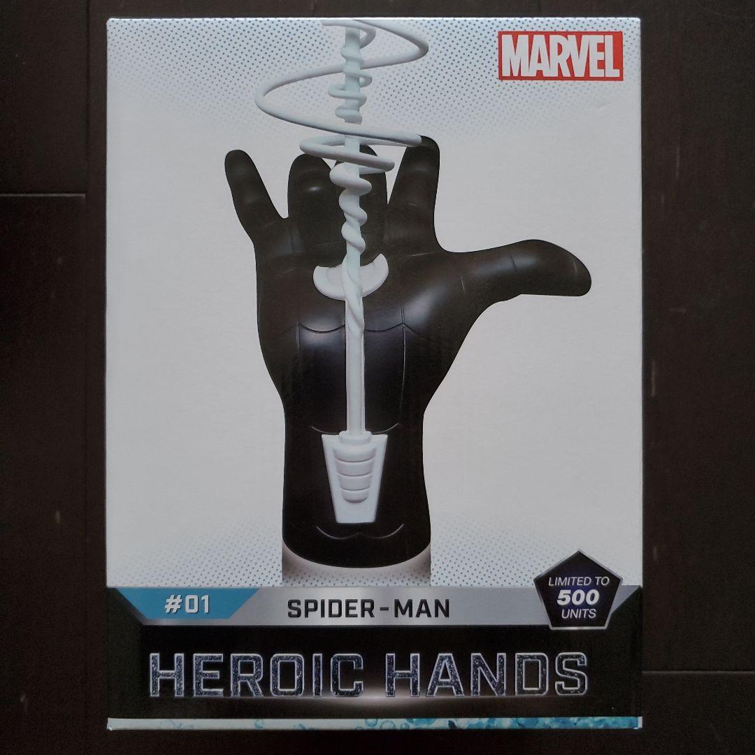 レア マーベルコミック １／１スケール ヒロイックハンド スパイダーマンブラック