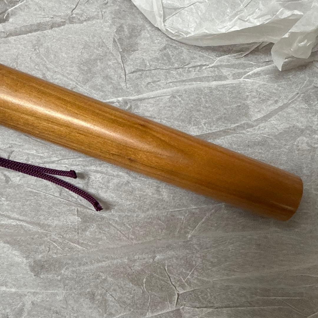 高麗笛筒 桜材(白木)