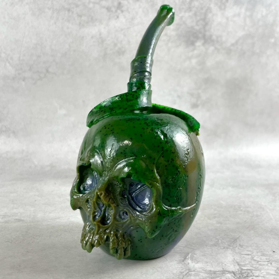 レア　MEDICOM TOY　PUSHEAD SOUR　ソフビ　グリーンラメ