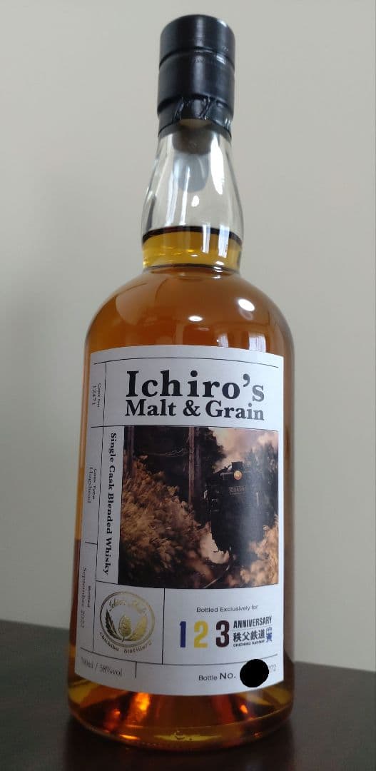 イチローズモルト 限定 秩父鉄道 創立123周年記念ボトル　新品未開栓