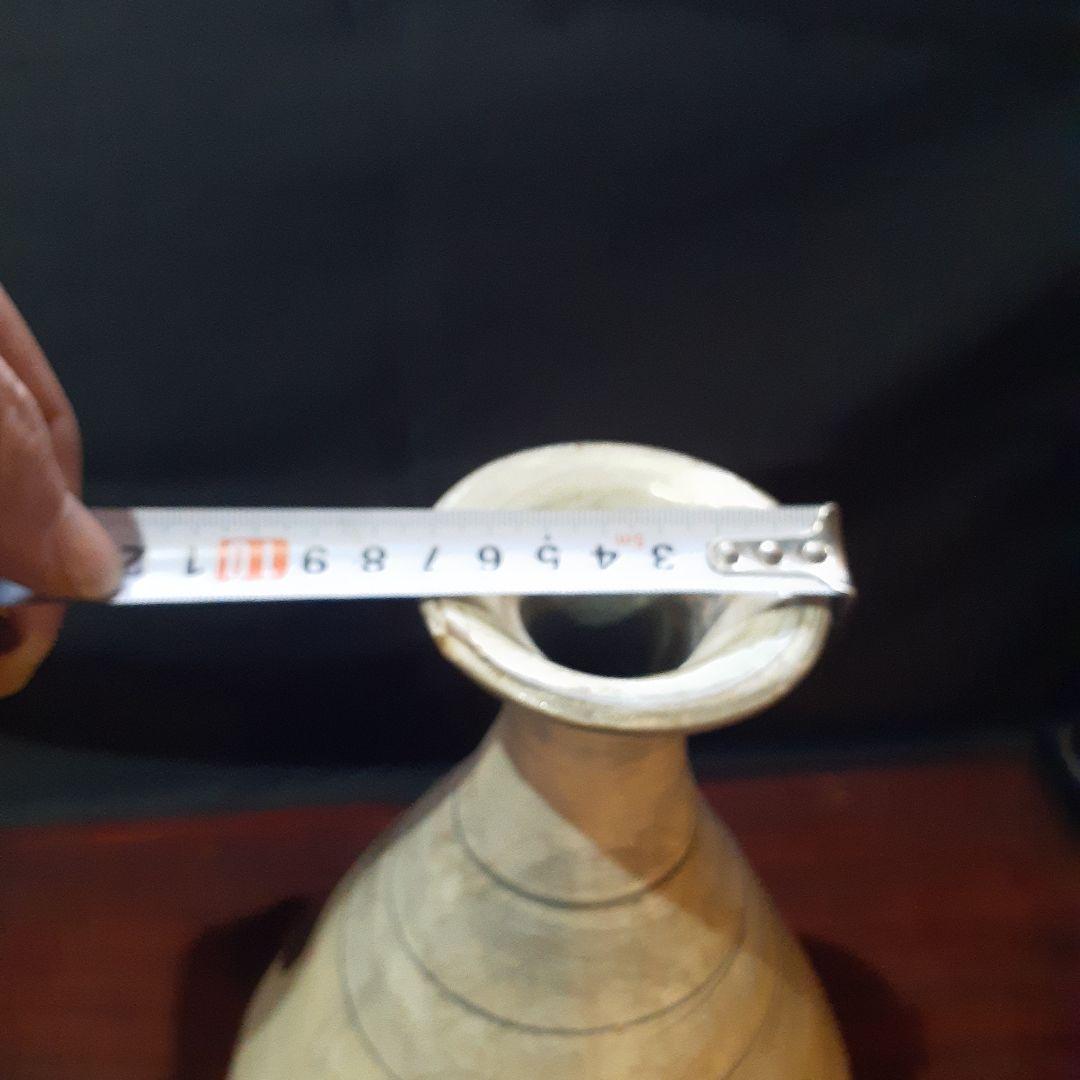 鶏龍山刷毛目鉄絵徳利