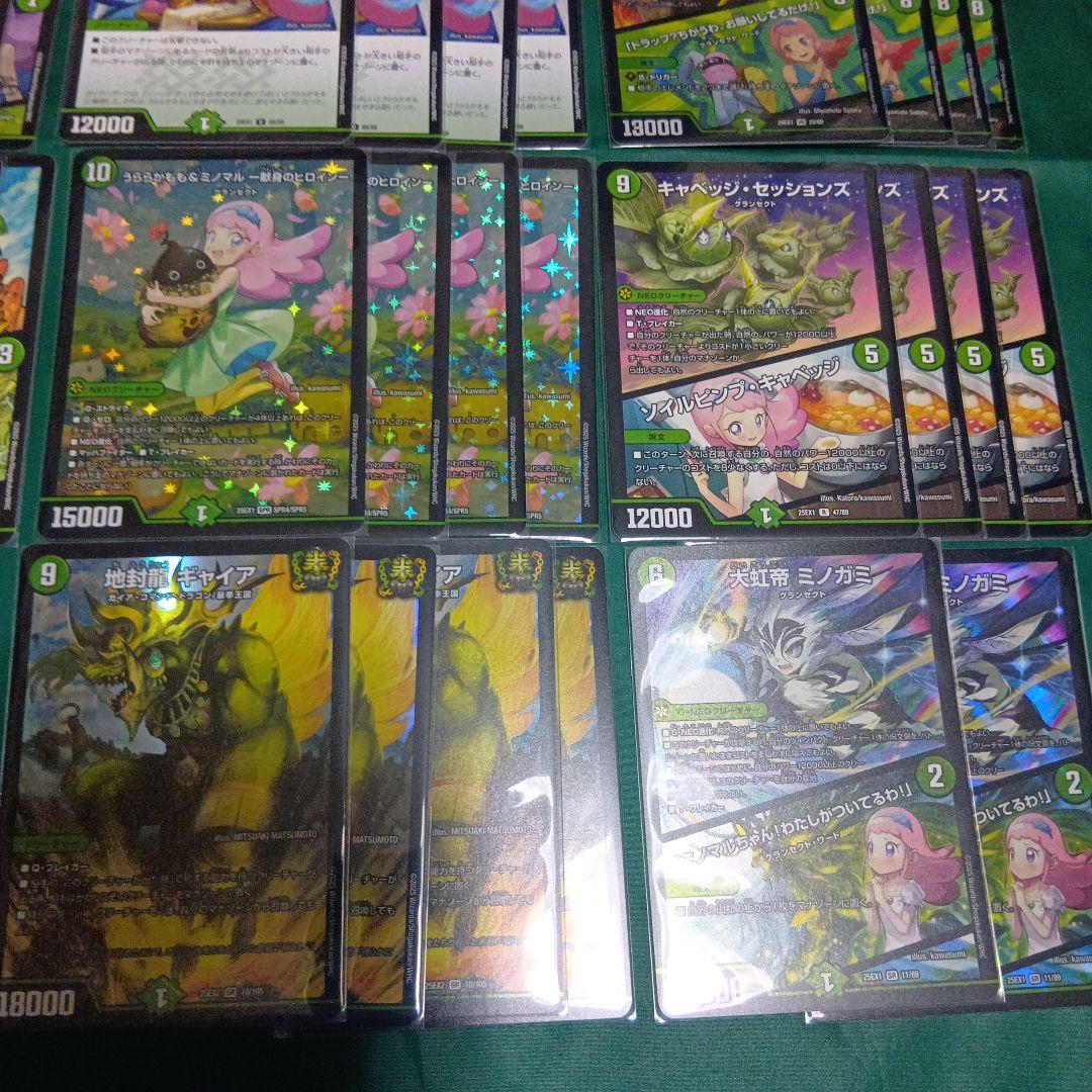 CS優勝デッキ　緑単キャベッジ　緑単キャベツ　デュエルマスターズ　予備パーツ付き