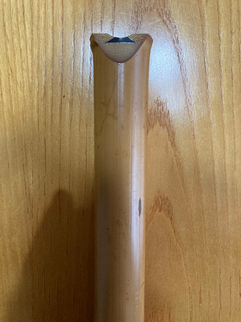 琴古流尺八　銀越銘一尺八寸管