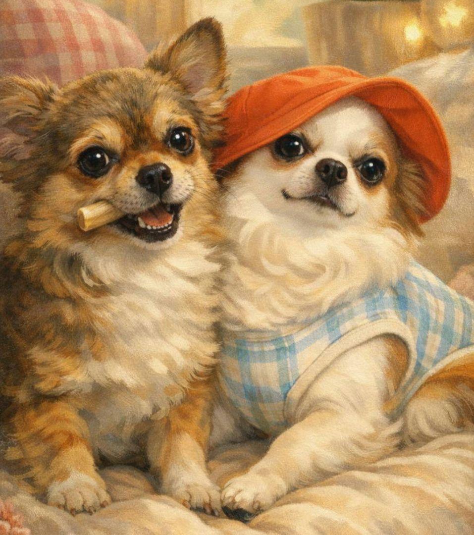 猫の写真 フレーム付き 黒スパークル