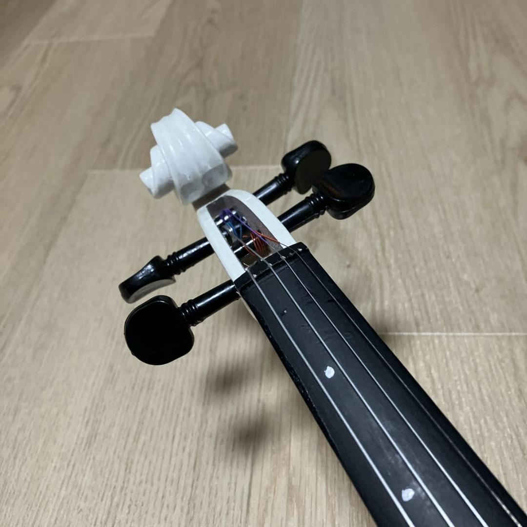 HVPV30 サイレントバイオリン 4/4 ケース・弓付き 通電音出し確認済み