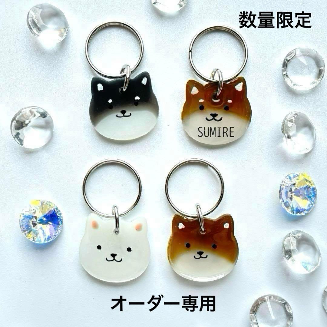 オーダー注文《 数量限定》柴犬種類選択 》迷子札　犬　名札