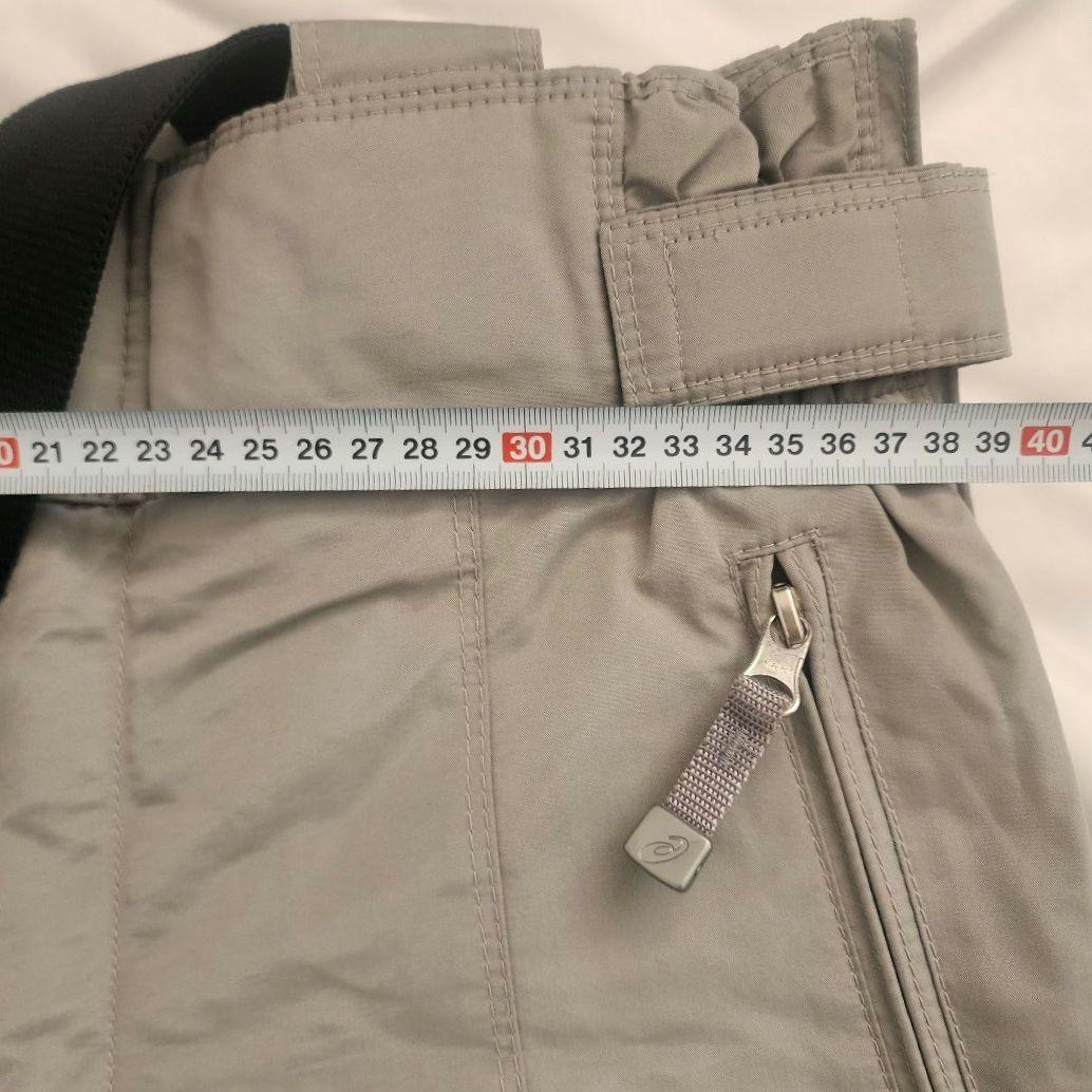 ASICS アシックス スキーウェア 上下セット ネイビー×グレー 雪山 防寒