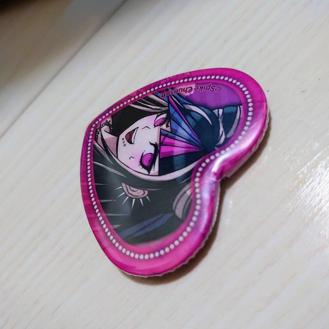 澪田唯吹 ダンガンロンパ ナンジャタウン 8周年 テレ顔 ハート 缶バッジ