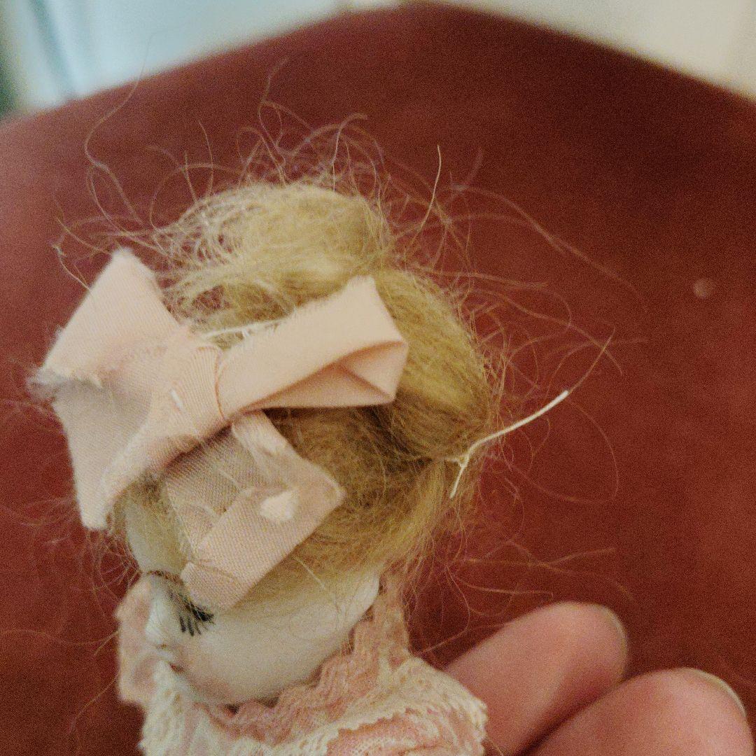 ミニョネット♡ピンクブーツの可愛い女の子♡ケストナーアンティークドール