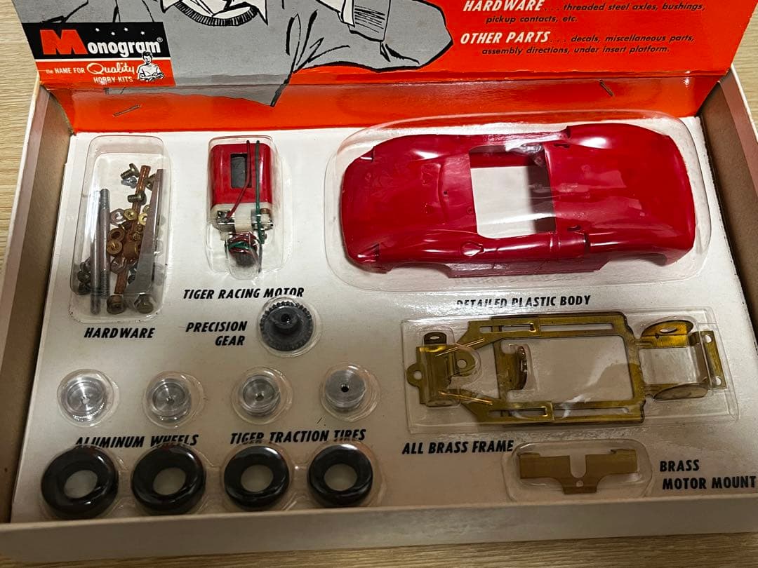 ［レア］60年代モノグラム　フェラーリ275Pスロットカー組み立てキット