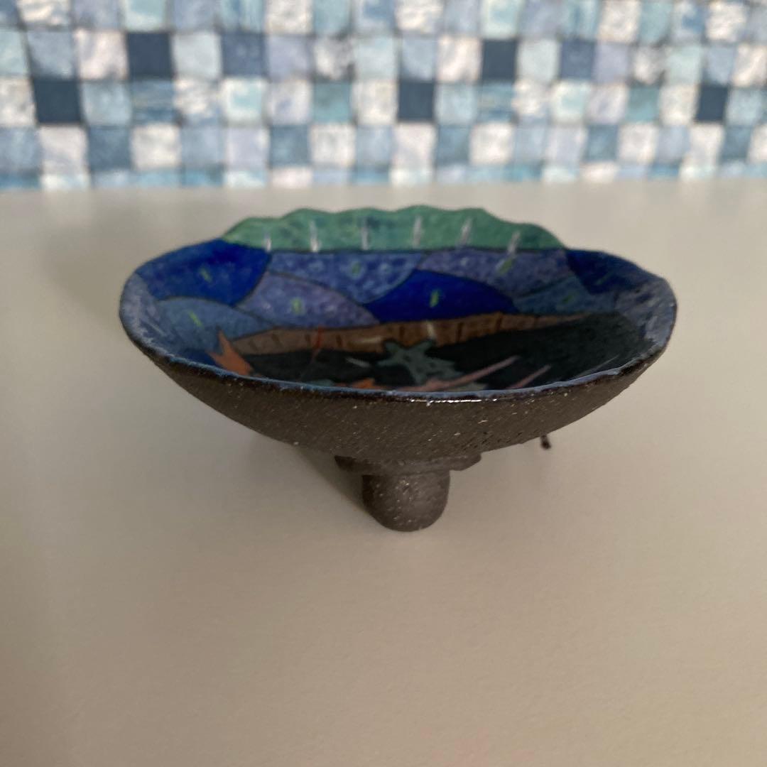 志村 観行＊海座工房＊ドラゴン 飾り皿・豆皿