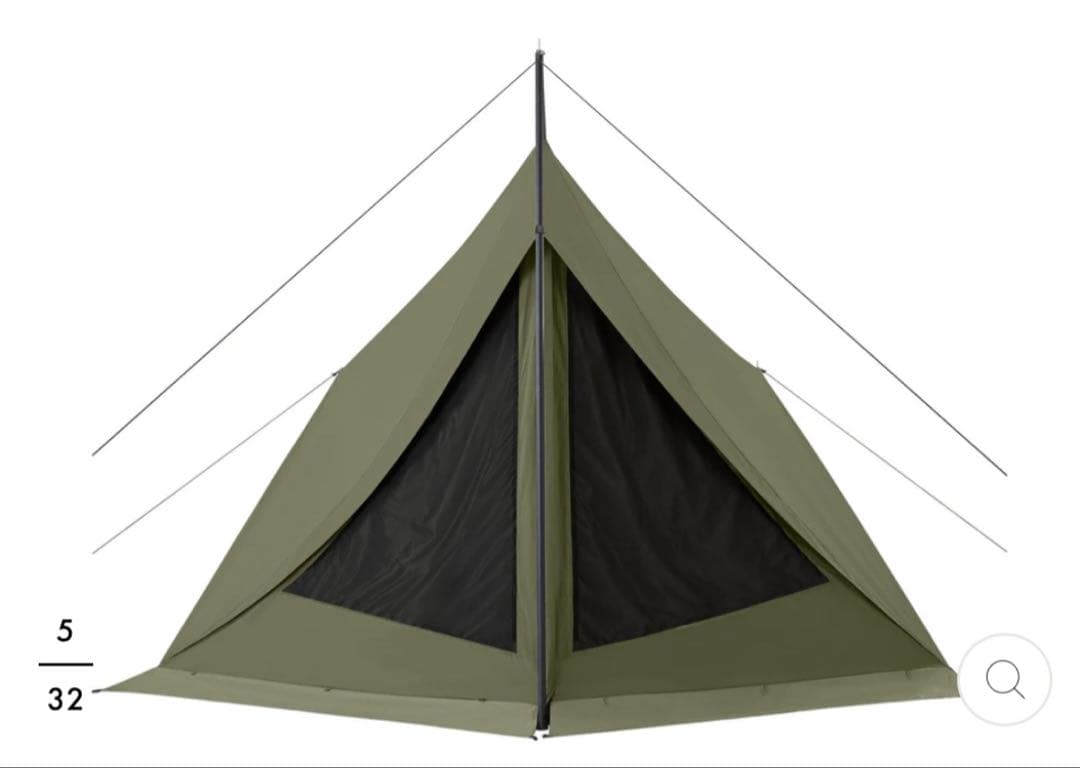 TOKYO CRAFTS ダイヤフォートTC カーキ　ソロテント