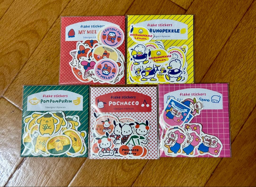 サンリオシールまとめ売り　73枚