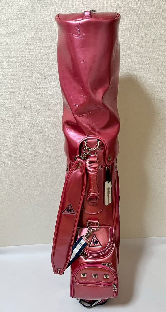美品　ゴルフ　キャディバッグ　ルコック ピンク