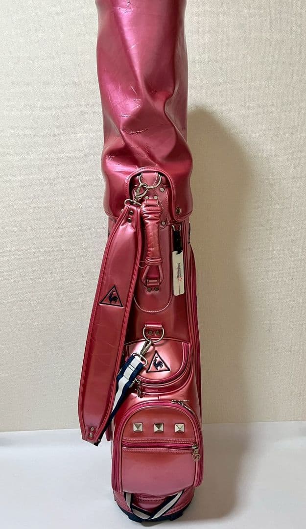美品　ゴルフ　キャディバッグ　ルコック ピンク