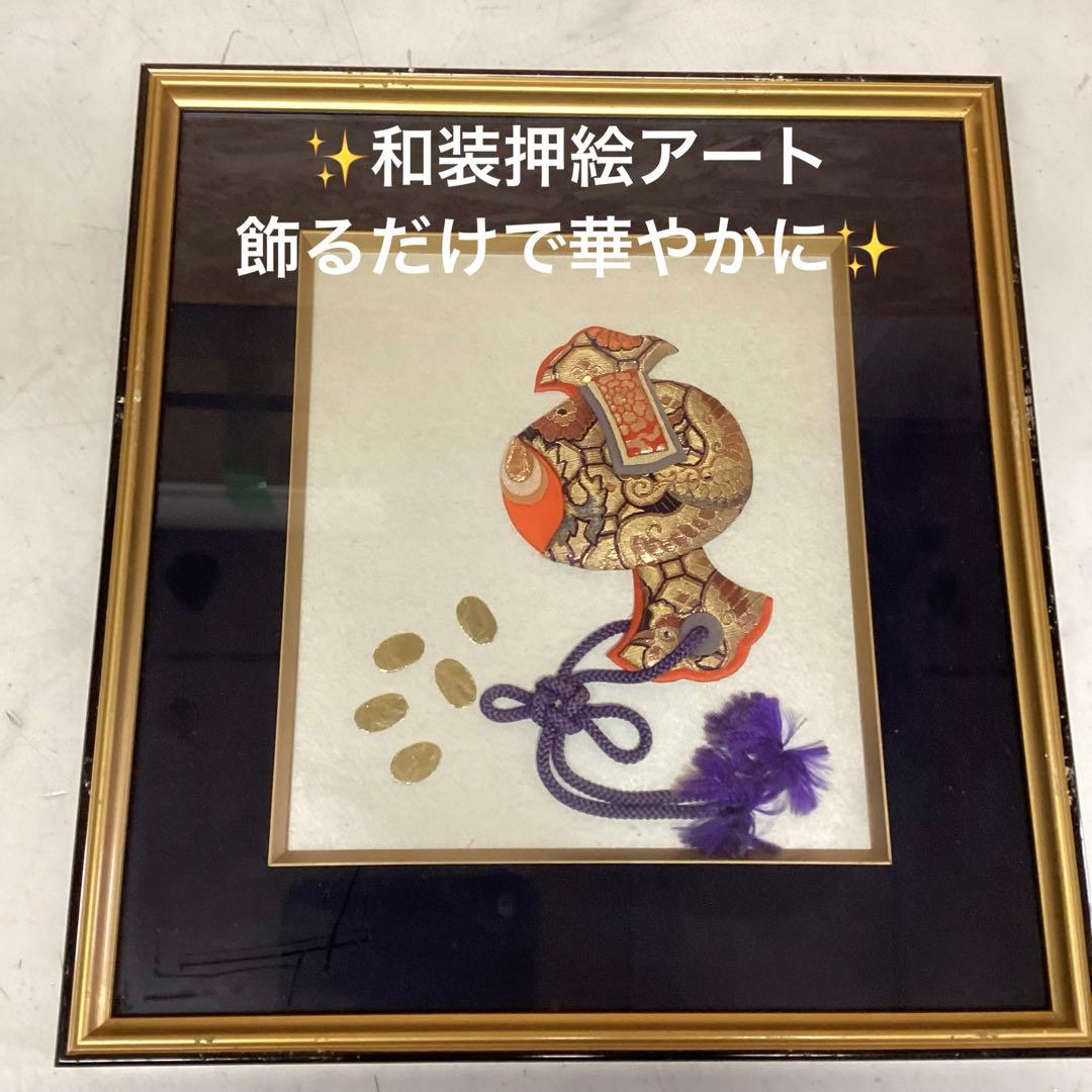和風押絵アート 置物 壁掛け インテリア 和室 装飾品 (P3)