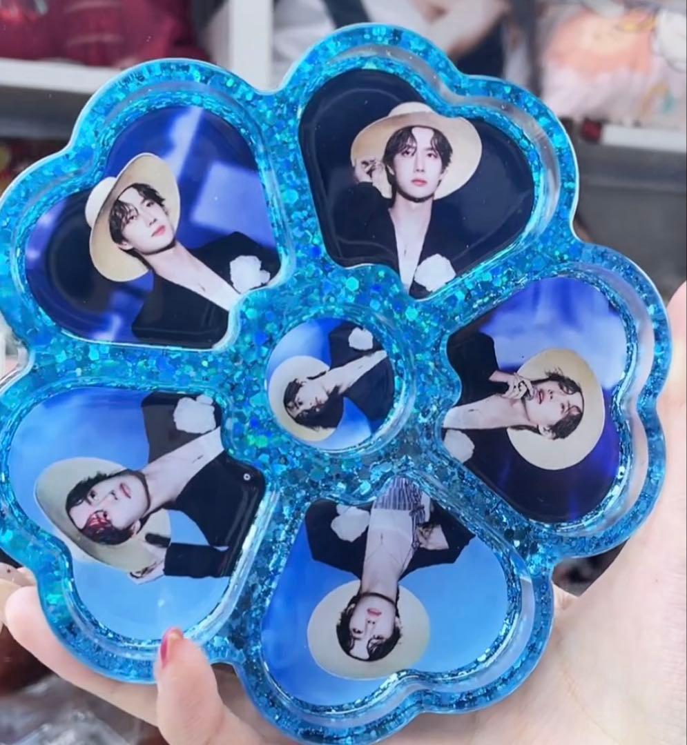 王一博 新作 花形のプレート置物 9点セット❣️確認用❣️1215