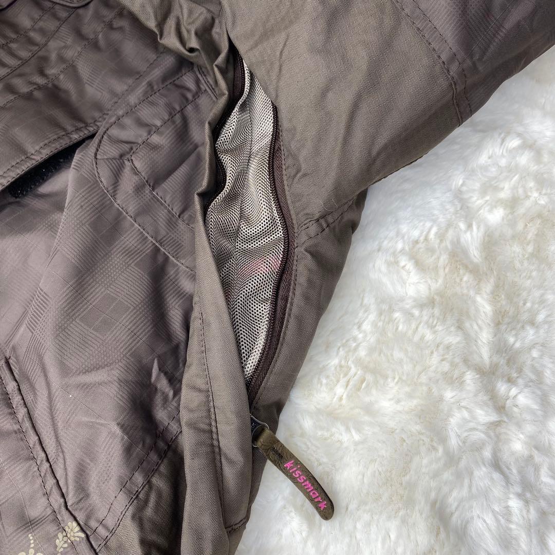 kissmark ブラウン　ジャケット スノーボード　レディース　M 新品未使用