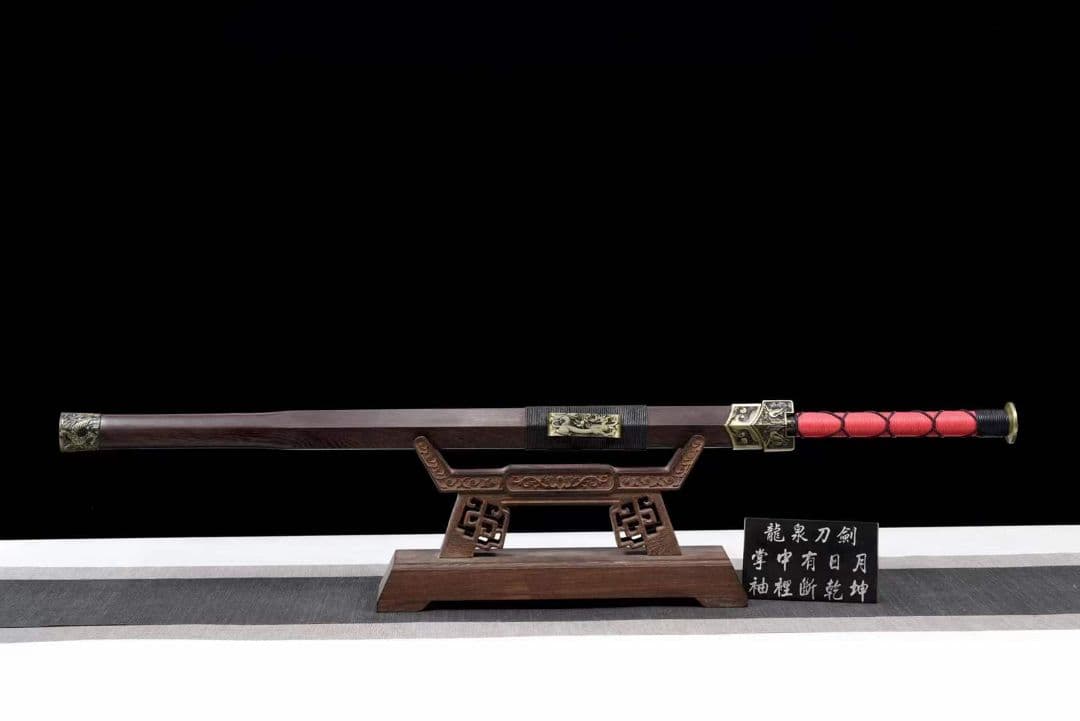 青古四獣漢剣20230470 古兵器 武具　刀装具　日本刀　模造刀 居合刀