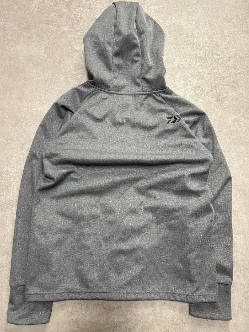 極美品 Daiwa ウインドブロックパーカー グレー L