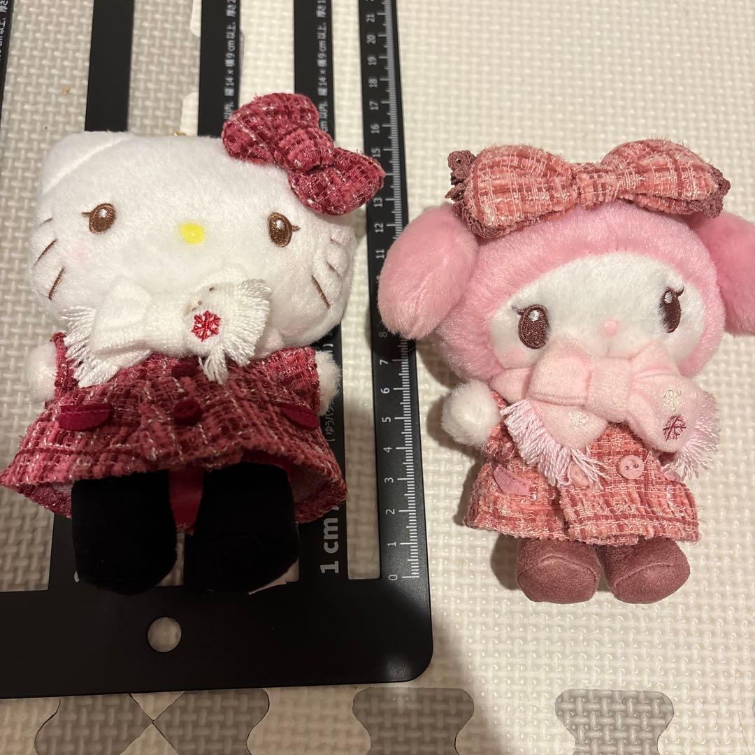 新品タグ付き 冬のおめかしデザインシリーズ マイメロディぬいぐるみ