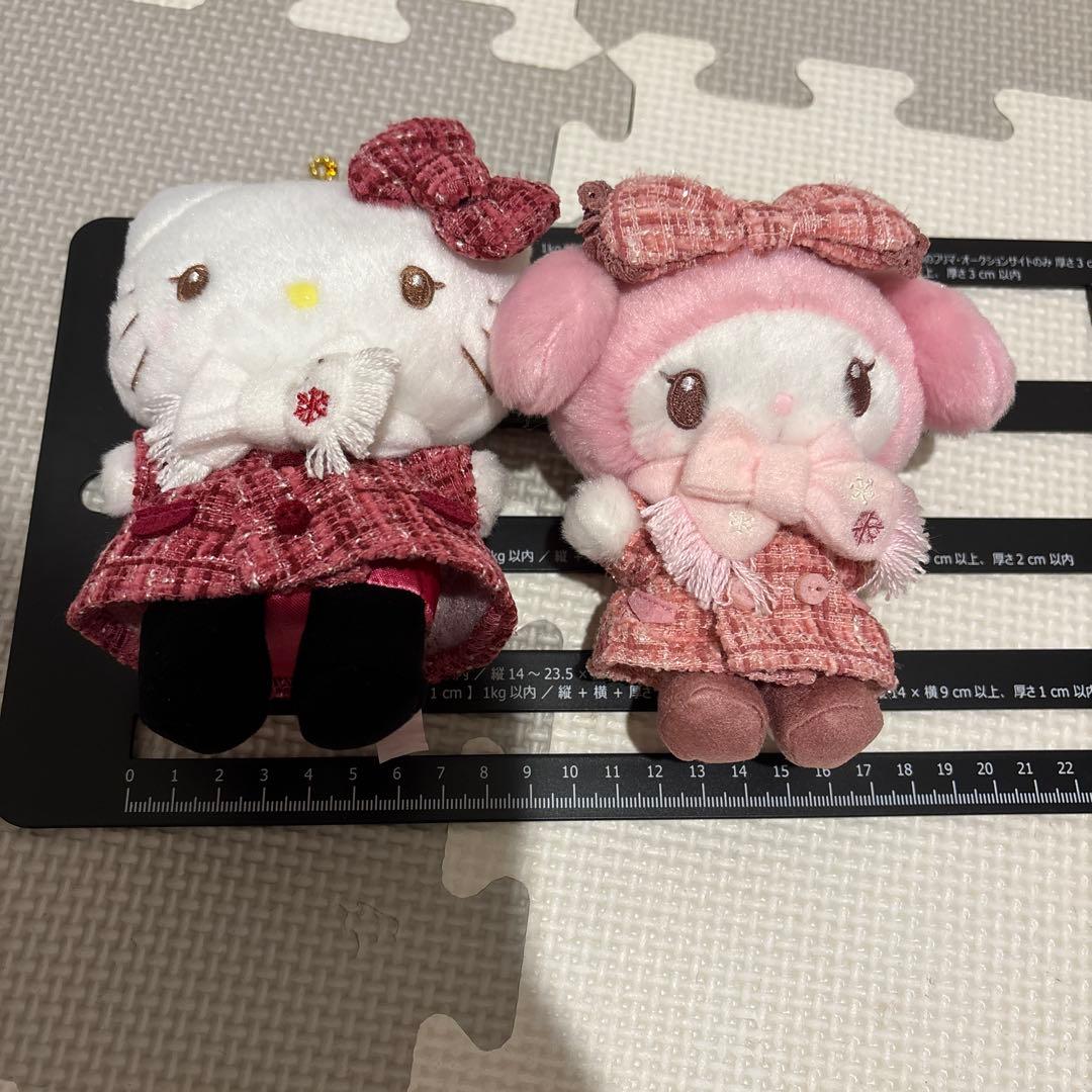 新品タグ付き 冬のおめかしデザインシリーズ マイメロディぬいぐるみ