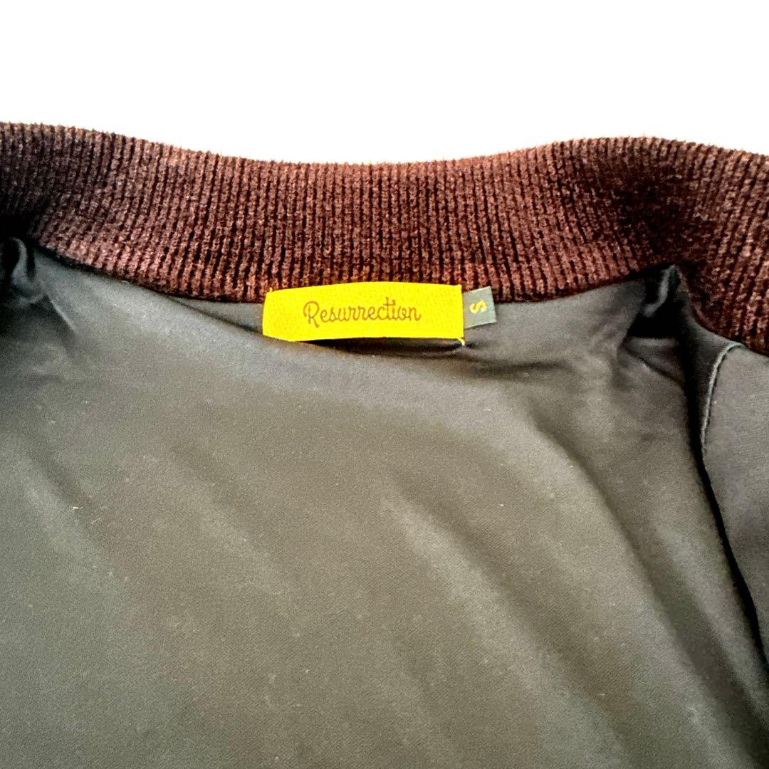 お値下げRESURRECTION★ニットコンビネーション パデットブルゾン