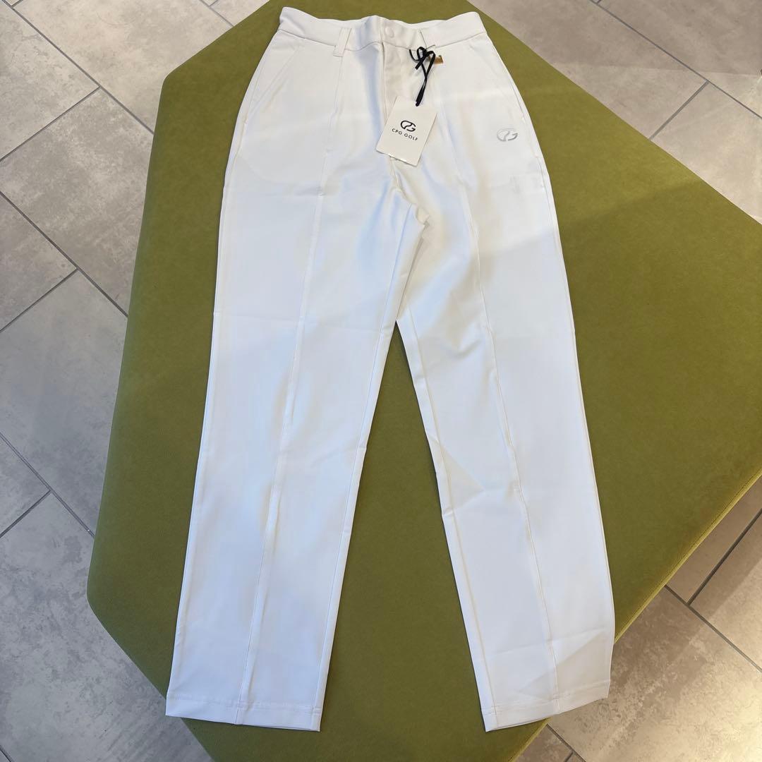 CPG GOLF レディース ゴルフパンツ ホワイト2