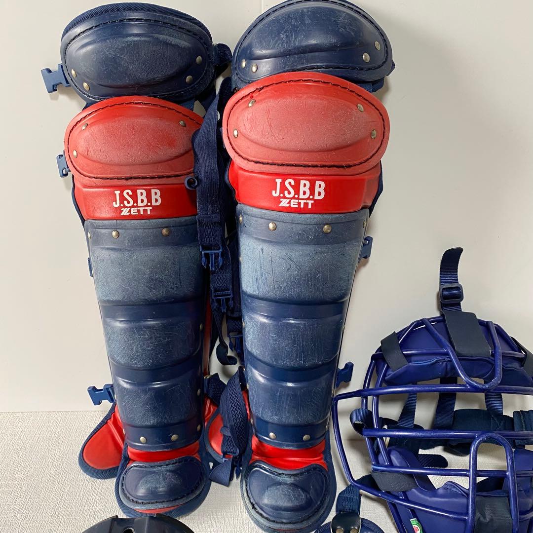 ゼット　軟式キャッチャー防具セット