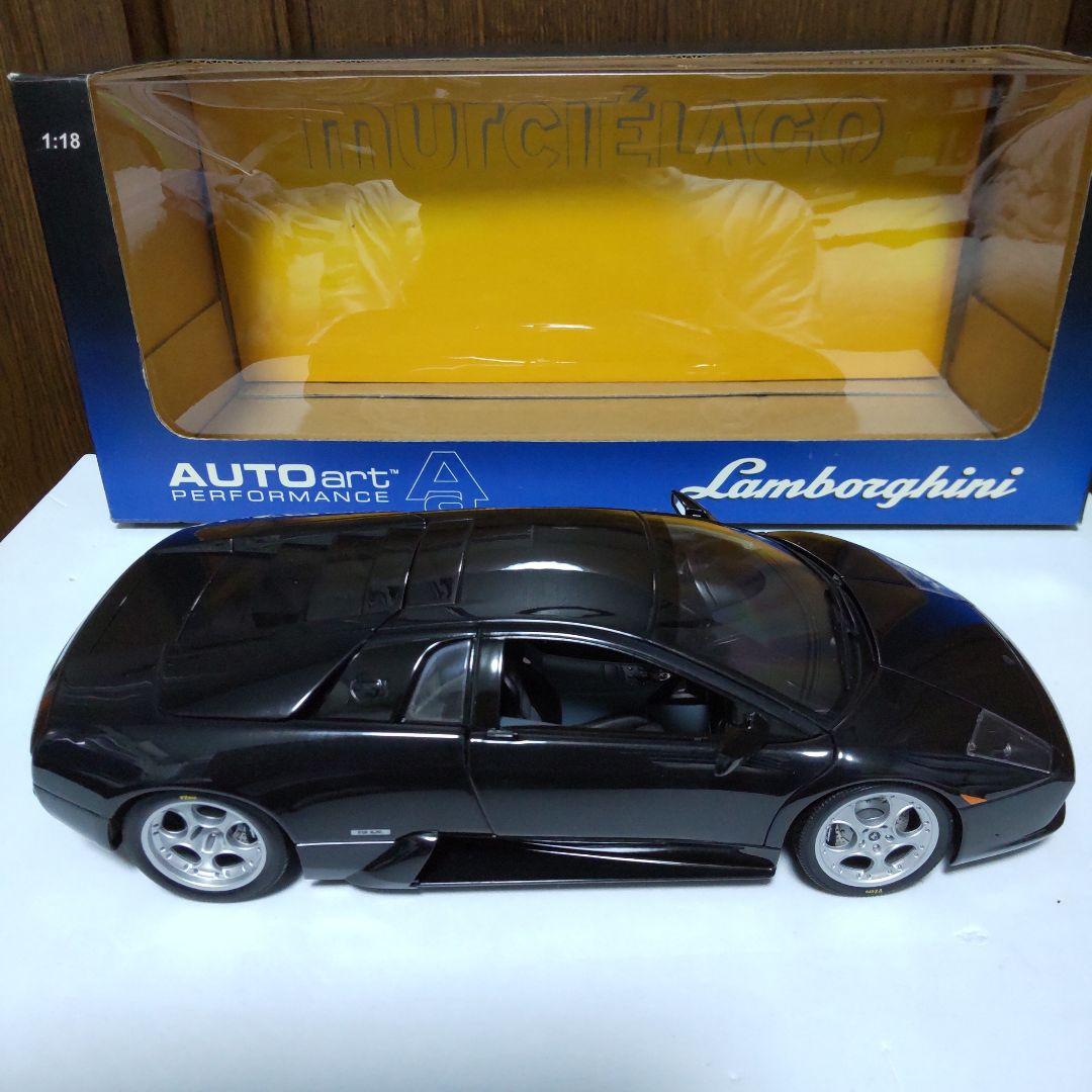 ランボルギーニ ムルシエラゴ メタリック ブラック 1/18 オートアート