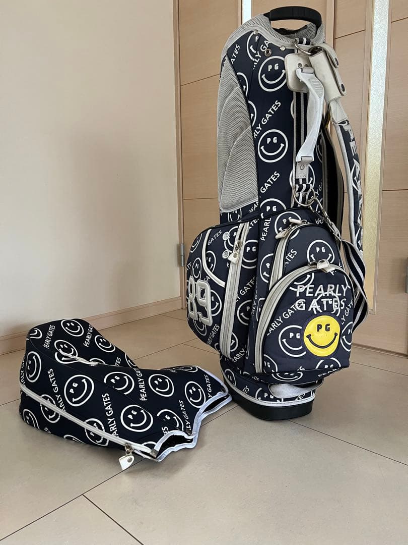 PEARLY GATES キャディバッグ スタンド式スマイル