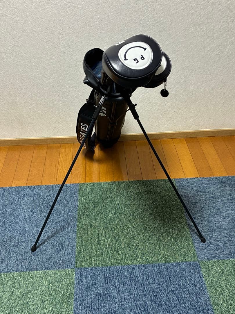 ＜ピカミ＞【パーリーゲイツ】スタンドゴルフバッグ ネイビー