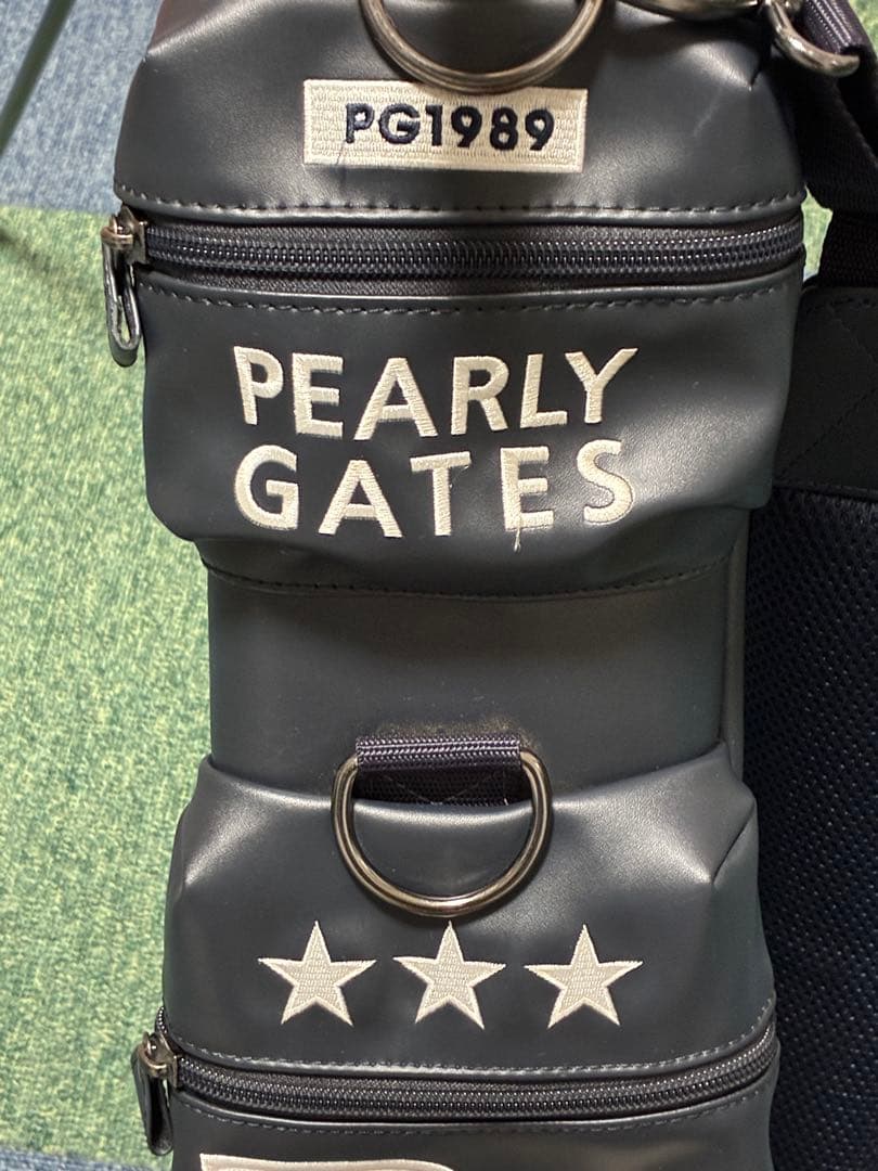 ＜ピカミ＞【パーリーゲイツ】スタンドゴルフバッグ ネイビー