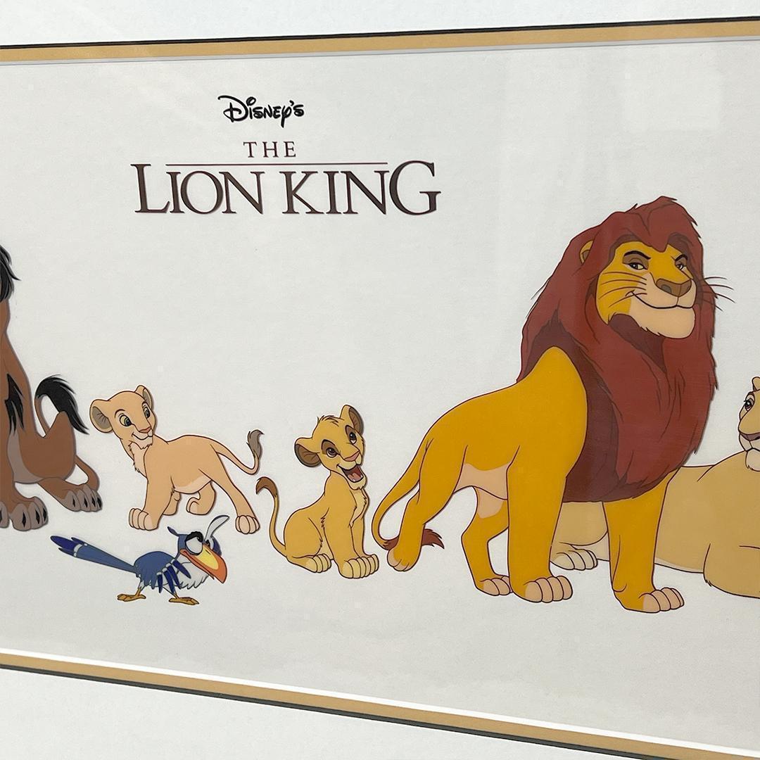 【希少・5000枚限定】 ディズニー ライオンキング セル画 額縁 証明書付