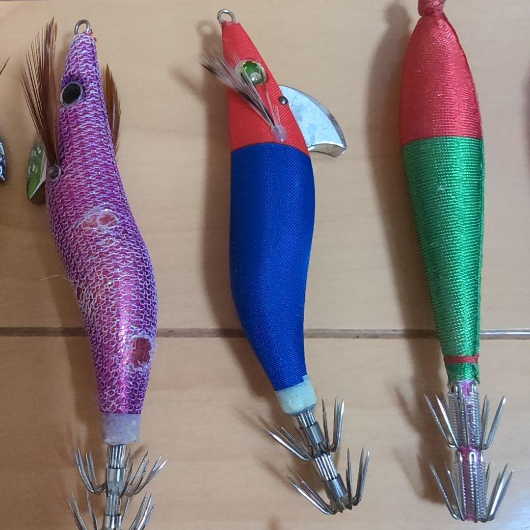 イカメタル エギ オモリグ 鉛スッテ メイホウリバーシブルケース付き まとめ売り