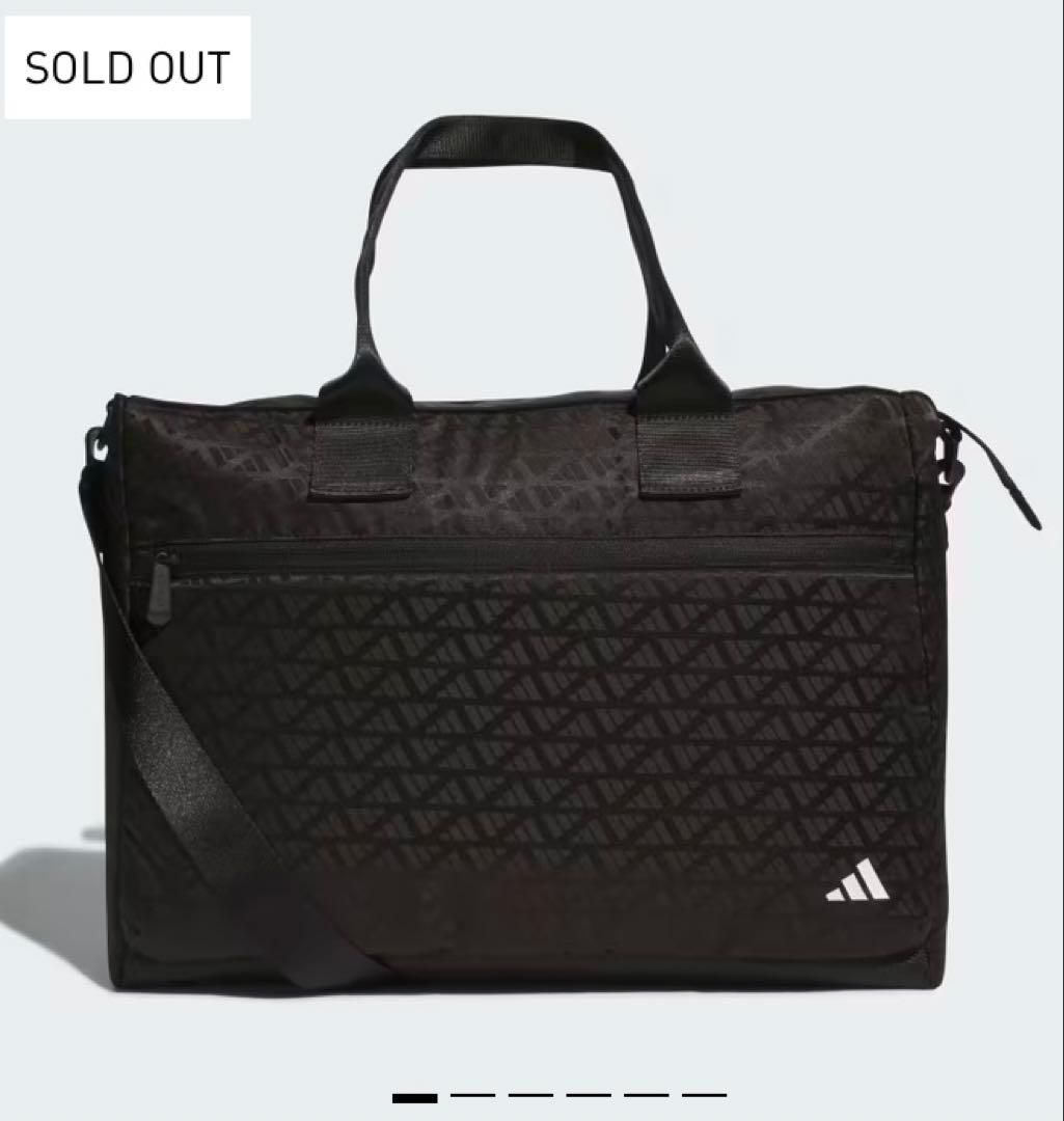 新品　アディダス　シューズケース付き モノグラム トートバッグ　ボストンバック