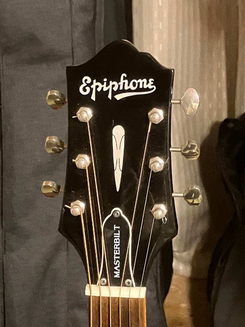 エピフォン　アコギ　j45 ブラック　エレアコ