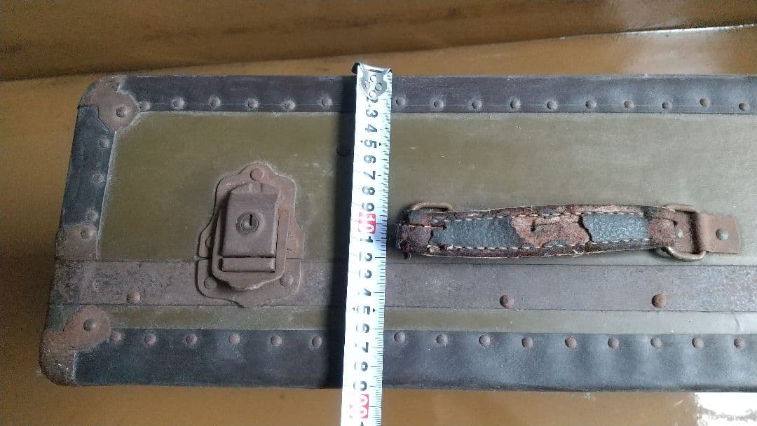 旧日本軍　陸軍　軍医　トランクケース　遺品