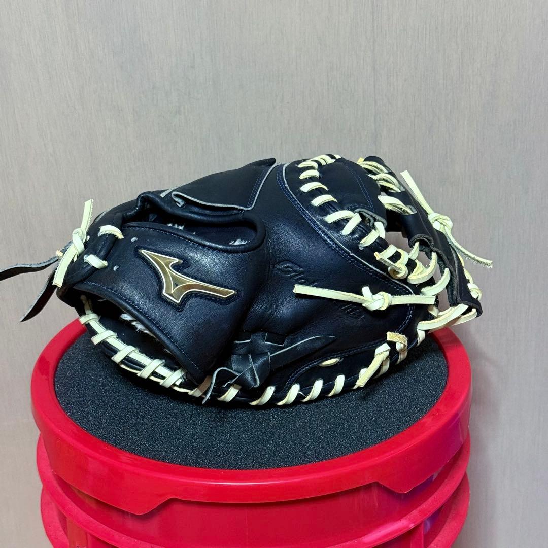 ミズノ グローバルエリート 軟式 キャッチャーミット クロス締め