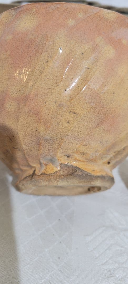 茶道具　時代物　萩焼　お茶碗　合わせ箱　骨董品、美術品