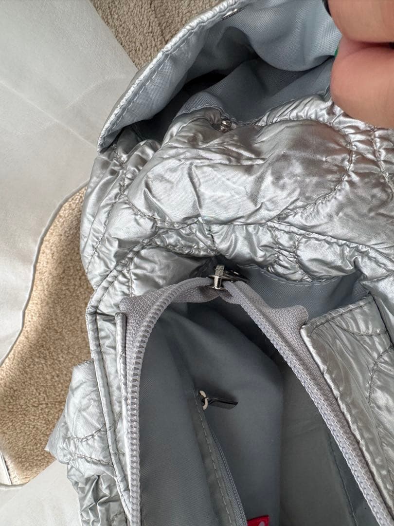 ARCHIVIO シルバー キルティングバッグ