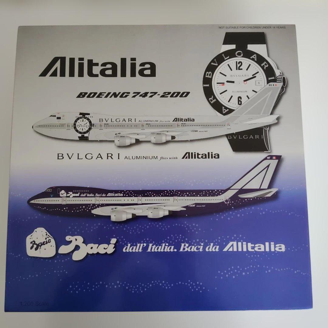 航空機・ヘリコプター Alitalia Boeing 747-200 1/200 J Fox