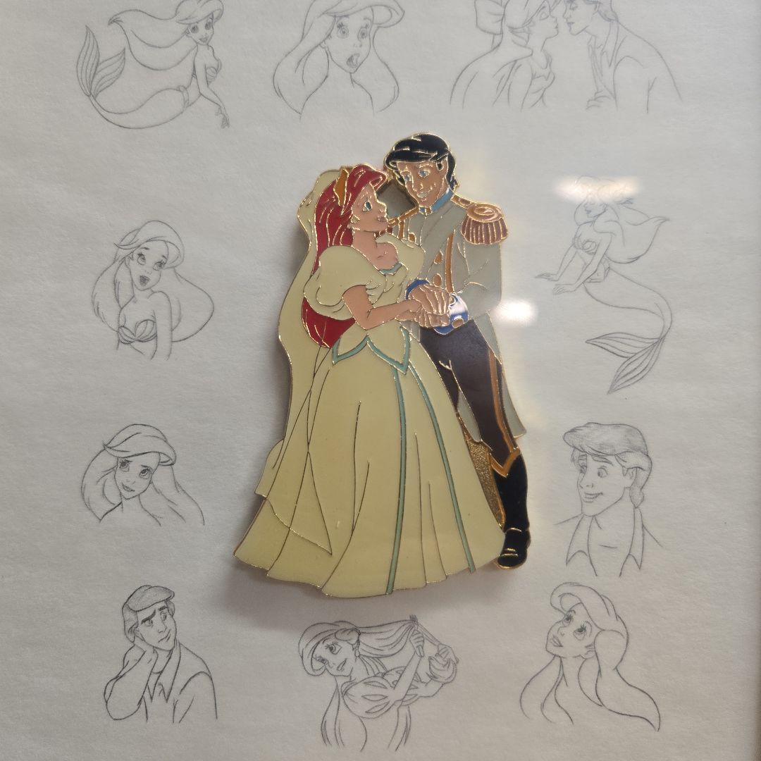 Disney　アリエルとエリックの限定アート作品