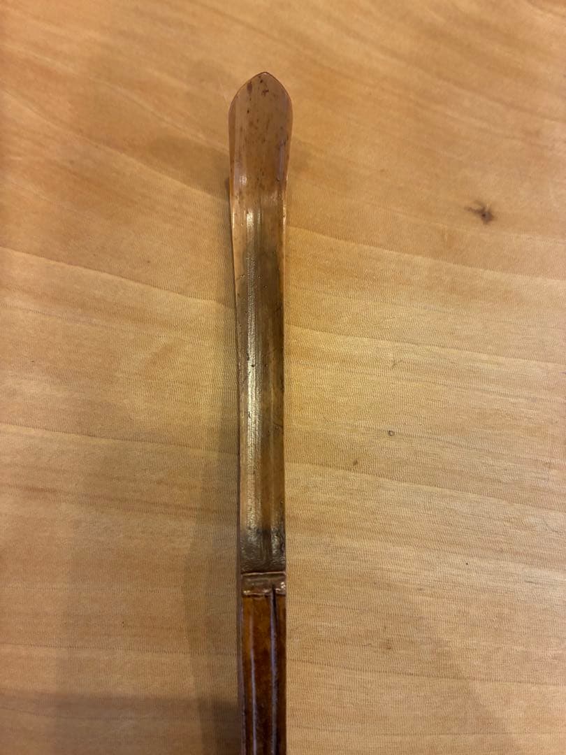 裏千家 15代鵬雲斎 汎叟玄室 自作 竹茶杓 銘:山彦 黒田正玄 淡々斎宗室