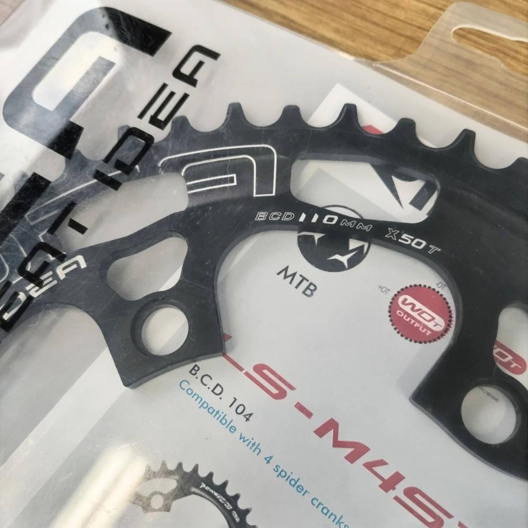 RIDEA チェーンリング BCD 110mm 4アーム 50T ナローワイド